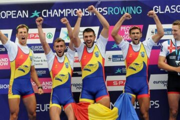 Cosmin Pascari, alături de alți doi canotori din județul Suceava, Ștefan-Constantin Berariu, Mihai-Vasile Țigănescu, dar și Ciprian Huc au câștigat aurul european la 4 rame