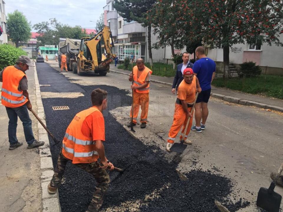Strazile din Zamca afectate de lucrarile de termoficare au inceput sa fie refacute 2