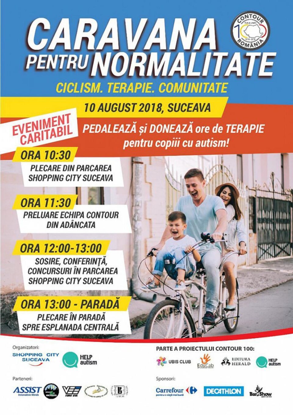 O plimbare pe bicicletă, în scop caritabil