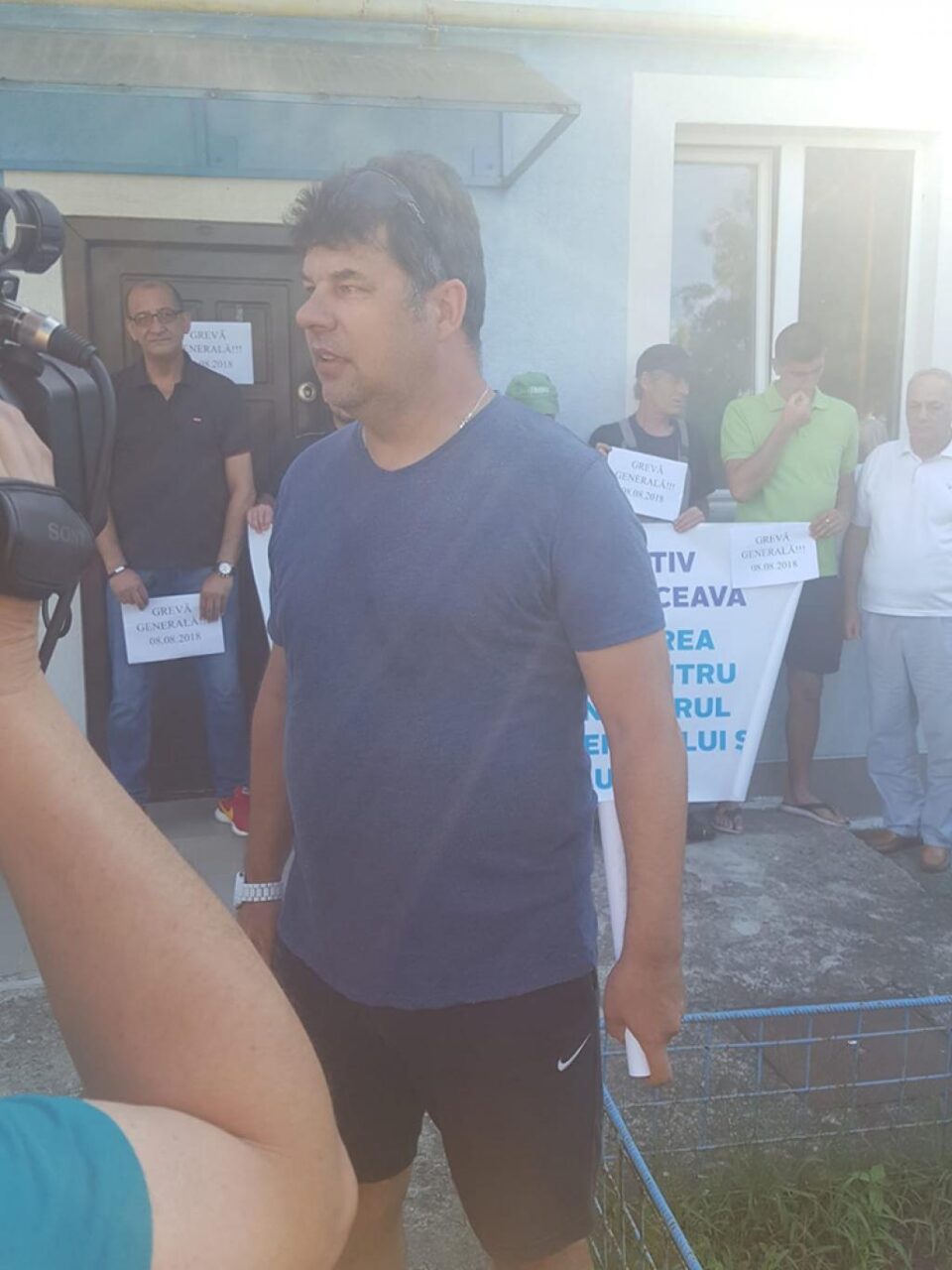 Antrenorul Radu Mihalescu este liderul greviștilor suceveni