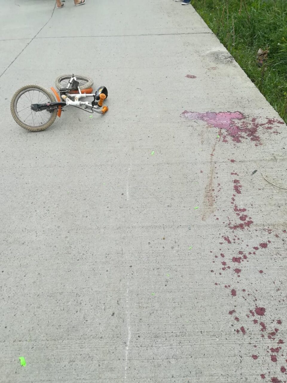 Imagine de coșmar la locul accidentului