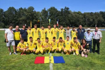 Selecționata Sucevei prezintă trofeul cucerit în Germania