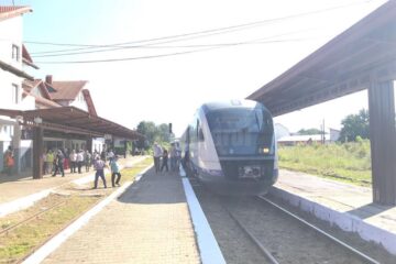 Săgeata albastră a făcut pentru prima dată, ieri, traseul