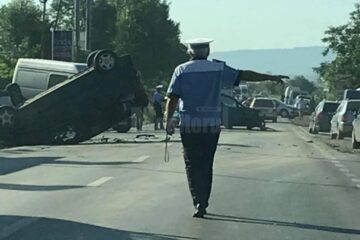 Traficul a fost blocat complet