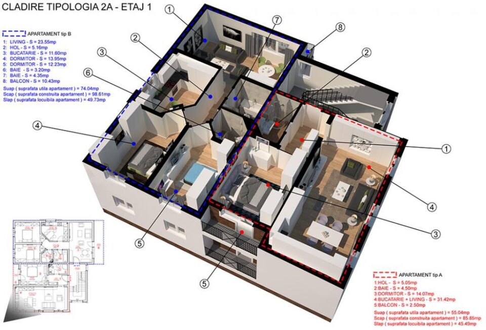 Complexul de locuințe „La Stejari Residence” se ridică într-un peisaj de vis