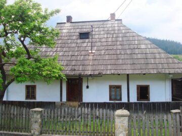 Casa Aioanițoaie, așa cum arăta în perioada în care era locuită
