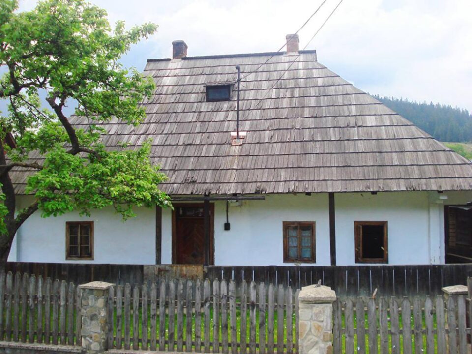 Casa Aioanițoaie, așa cum arăta în perioada în care era locuită