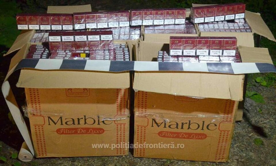 Țigările, în valoare de 5.427 de lei, au fost ridicate în vederea confiscării