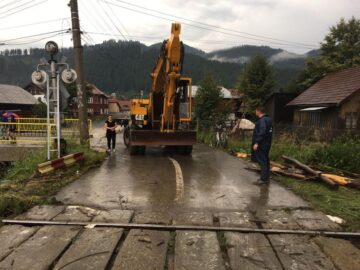 Ploile torentiale au creat probleme în județ miercuri după amiază