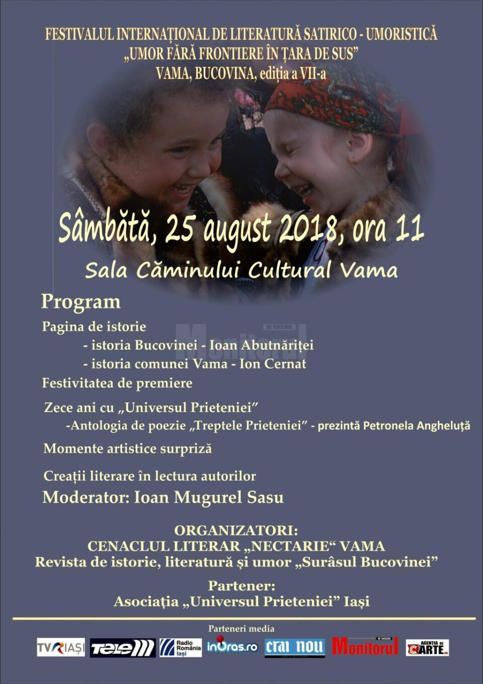 Festivalul Internațional de Literatură Satirico-Umoristică „Umor fără frontiere în Țara de Sus” Festivalul Internațional de Literatură Satirico-Umoristică „Umor fără frontiere în Țara de Sus”