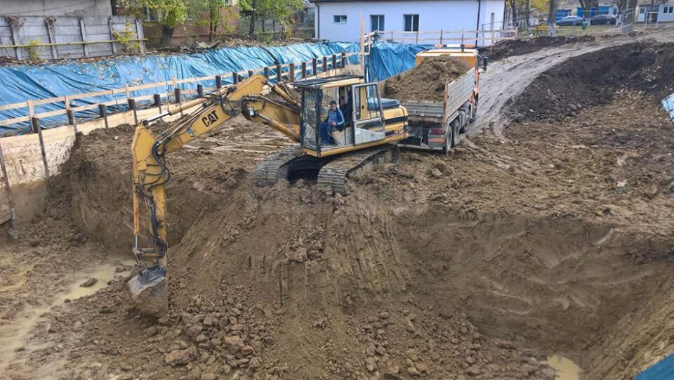 Șantierul Centrului de Radioterapie și Diagnostic Precoce
