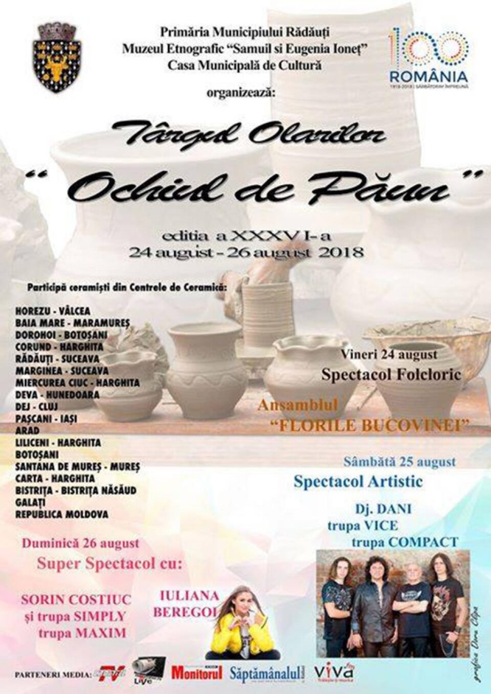 Târgul Olarilor „Ochiul de Păun”, ediția a XXXVI-a
