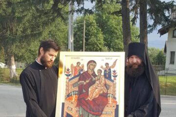 Icoana făcătoare de minuni a fost adusă de la Muntele Athos