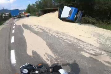 Accidentul s-a petrecut la Molid-Vama și din fericire nu au fost victime