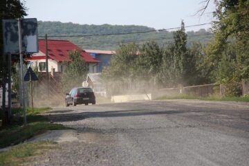 Zona pe care tratamentul era proaspăt așternut