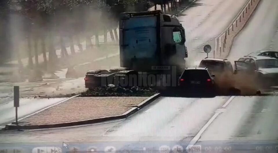 În accident au fost implicate cinci mașini