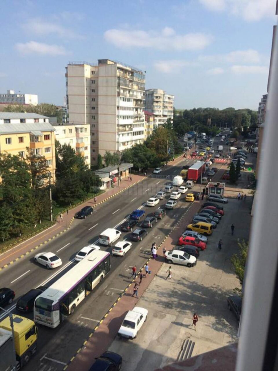 Așa arăta zona după accident