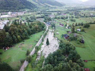 Noi inundații la Câmpulung Moldovenesc
