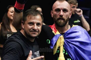 Rayko Levițchi, alături de antrenorul Daniel Ungureanu