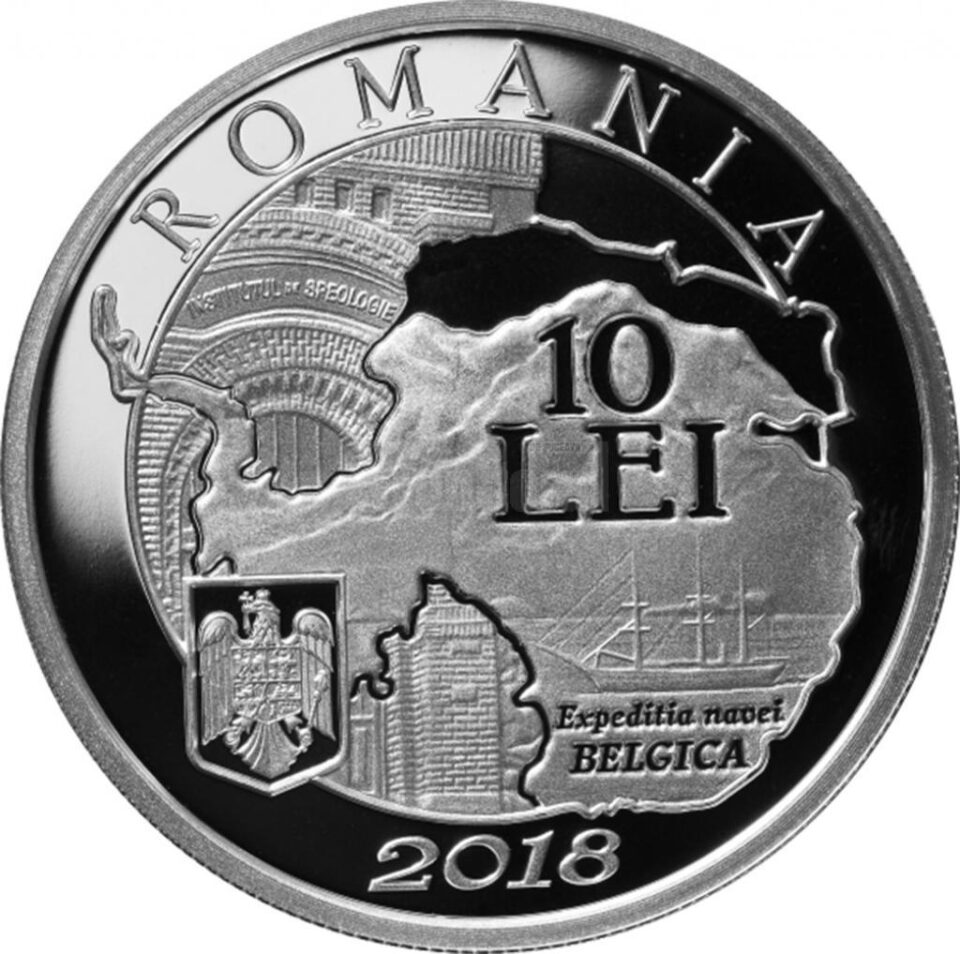 Monedă din argint - avers