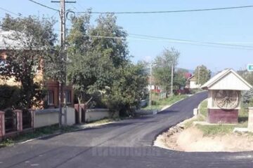 În Berchișești au început lucrările pentru modernizarea a cinci kilometri de drumuri
