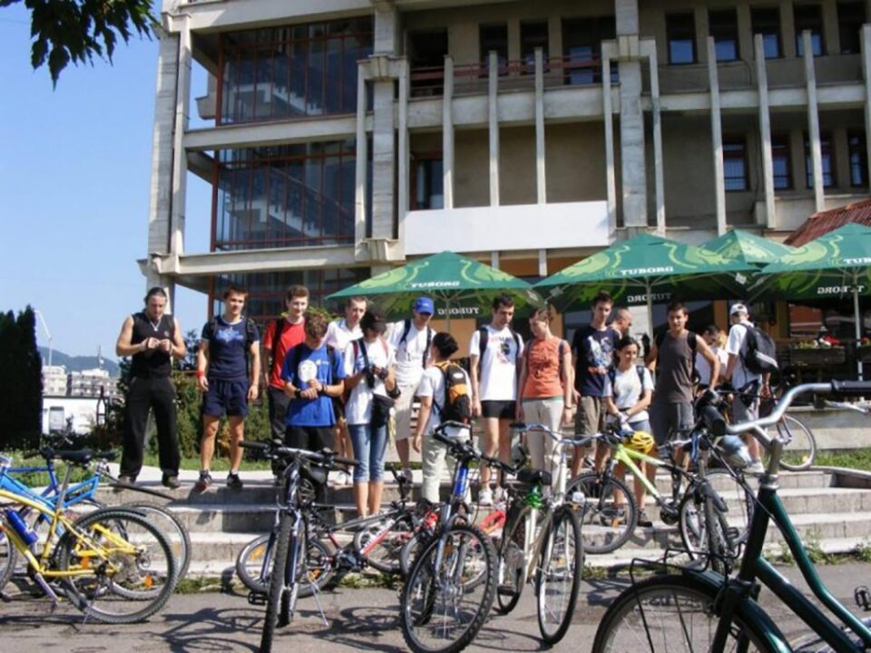 Campanie pe bicicletă