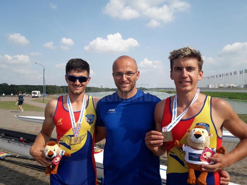 Alexandru Ciobîcă și Sorin Lehaci au câștigat aurul european la dublu rame