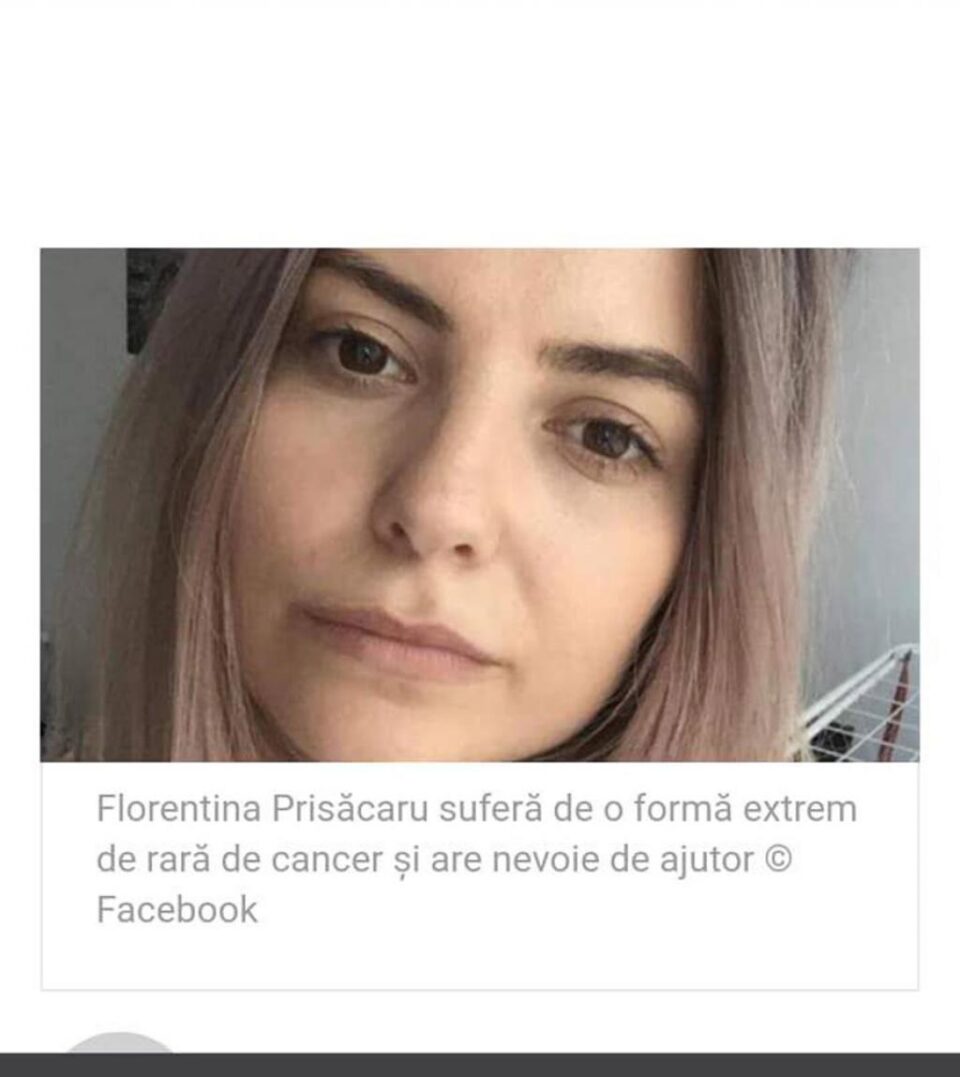 Florentina Prisăcaru vorbește deschis despre boala ei