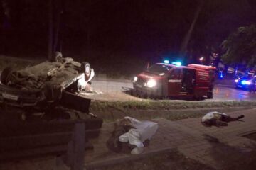 Imagini de coșmar la locul accidentului