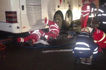 Imagini de coșmar la locul accidentului