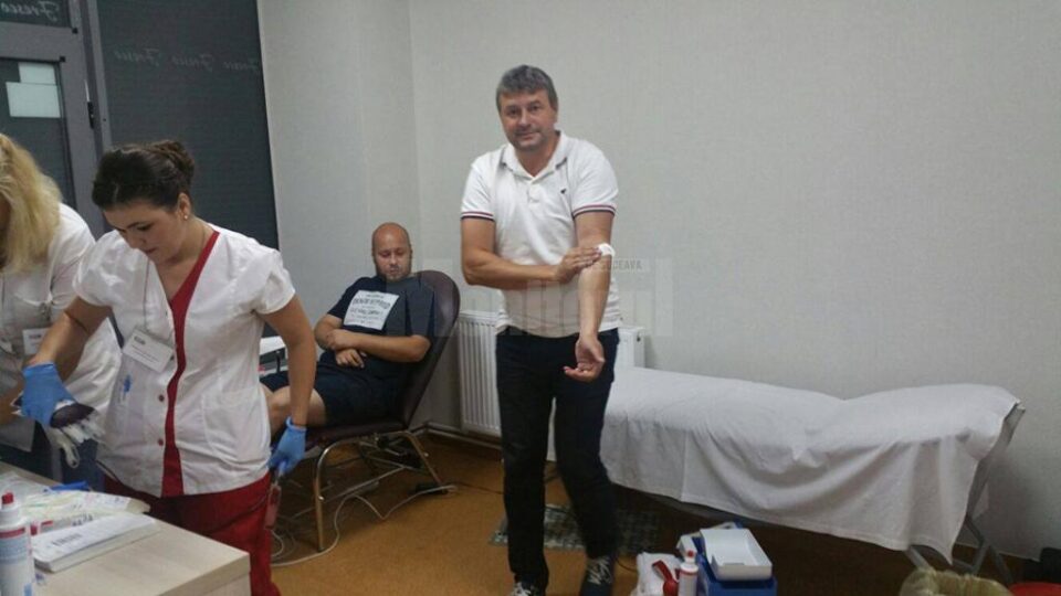 Printre donatori s-a numărat și primarul Cătălin Coman
