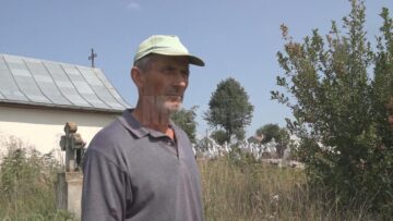 Ioan Mateiciuc - responsabil curățenie cimitir