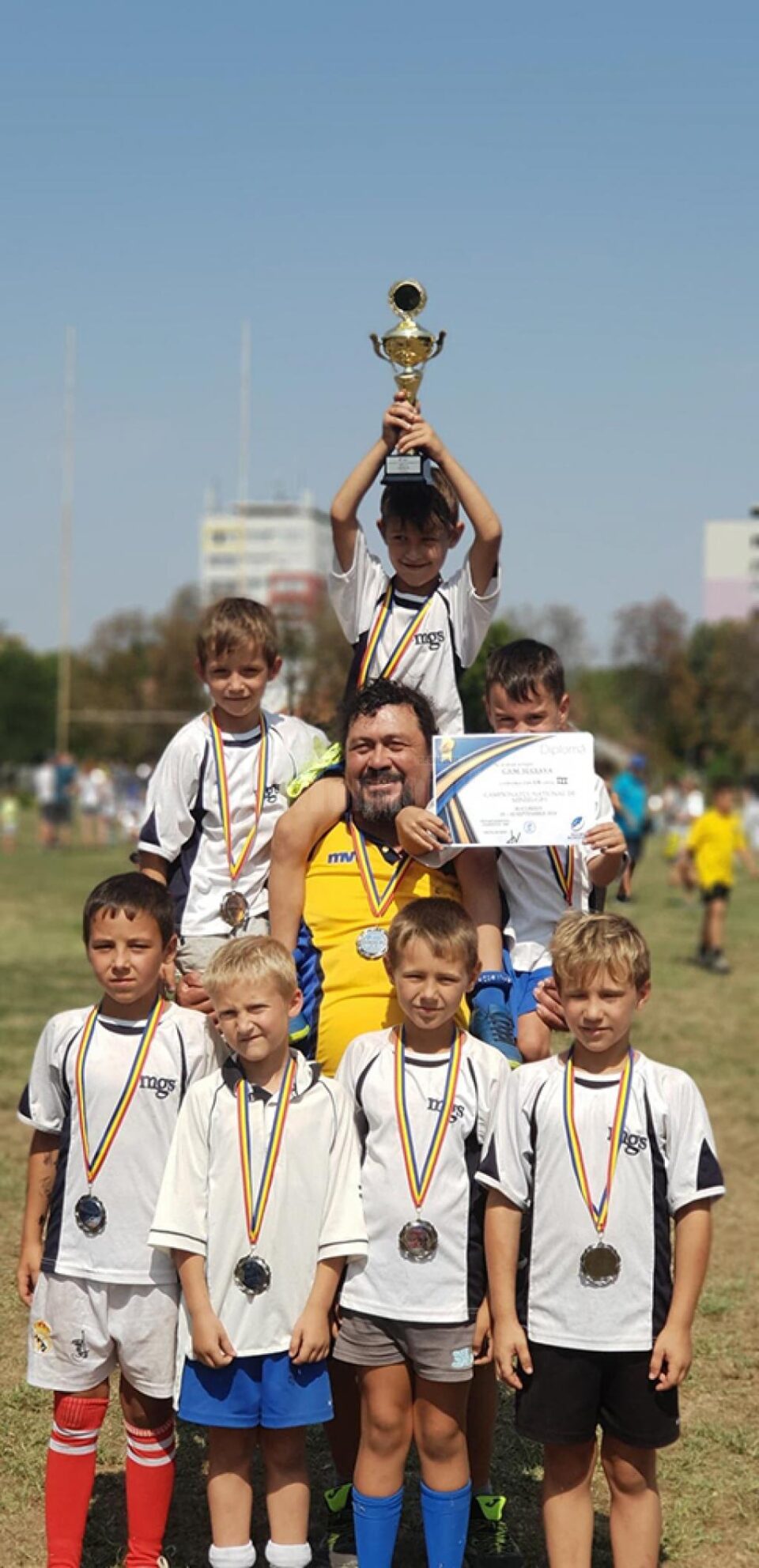 Echipa sub opt ani CSM Suceava, antrenor Vasile Conache