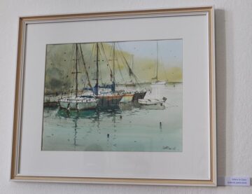 La Fălticeni, expoziție de acuarelă a pictorului Alexandros Pintilii Karciucas