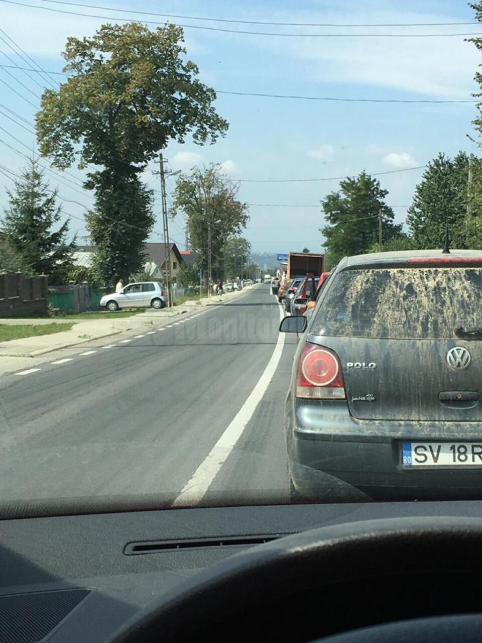 Traficul de pe DN 29 a fost blocat