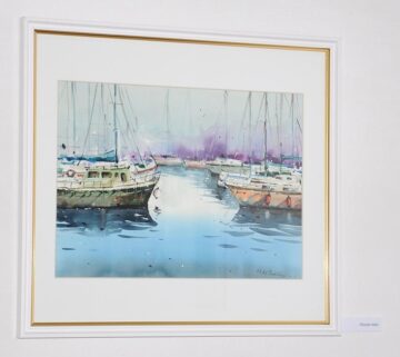 La Fălticeni, expoziție de acuarelă a pictorului Alexandros Pintilii Karciucas