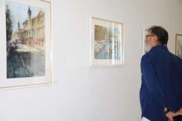 La Fălticeni, expoziție de acuarelă a pictorului Alexandros Pintilii Karciucas