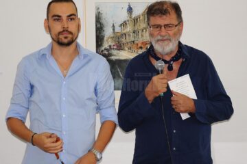 Alexandros Pintilii Karciucas și graficianul sucevean Mihai Pânzaru PIM