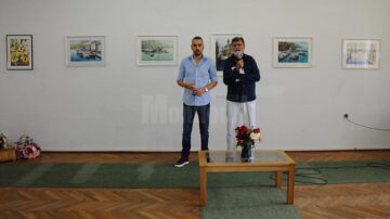 La Fălticeni, expoziție de acuarelă a pictorului Alexandros Pintilii Karciucas