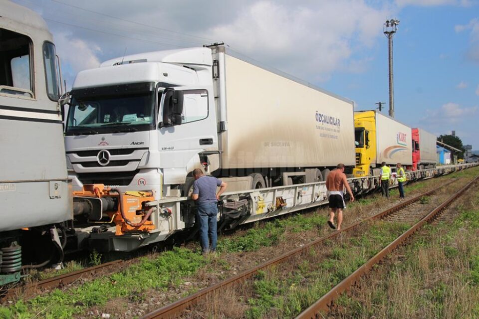 Lansarea oficială a sistemului de transport al tirurilor pe calea ferată va fi făcută până la sfârșitul lunii septembrie