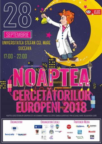 “Noaptea cercetătorilor” va avea loc la finele lunii septembrie, la Universitatea „Ștefan cel Mare”