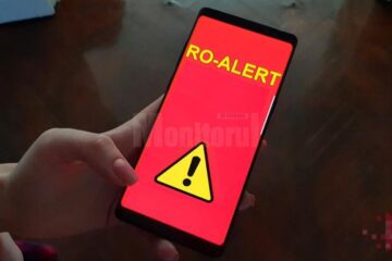 Telefonul setat pe ro-alert