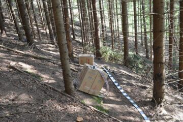 Țigări descoperite în apropierea frontierei
