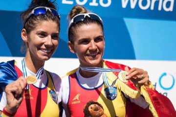 Geanina Beleaga si Ionela Cozmiuc (Lehaci) au castigat aurul mondial la dublu vasle categorie usoara