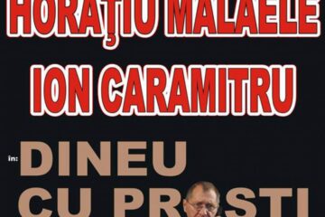 Horațiu Mălăele și Ion Caramitru, pe scena suceveană, în „Dineu cu proști”