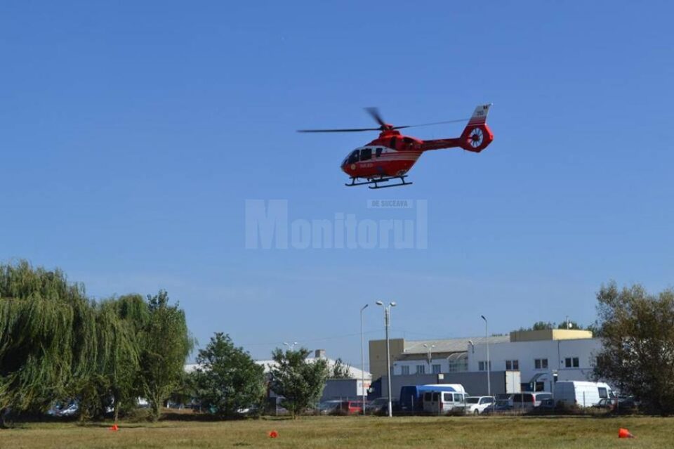 Desfășurare de forțe în cadrul unui exercițiu în domeniul situațiilor de urgență, la Siret