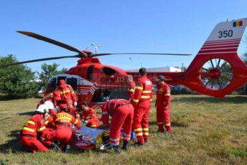Desfășurare de forțe în cadrul unui exercițiu în domeniul situațiilor de urgență, la Siret
