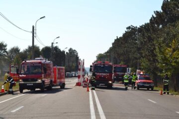 Exercițiul a presupus o amplă desfășurare de forță, inclusiv pe linie de combatere a substanțelor radioactive