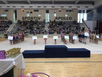 Elevi suceveni, premiați la Concursul de gimnastică ''Cupa Pro Ritmic''