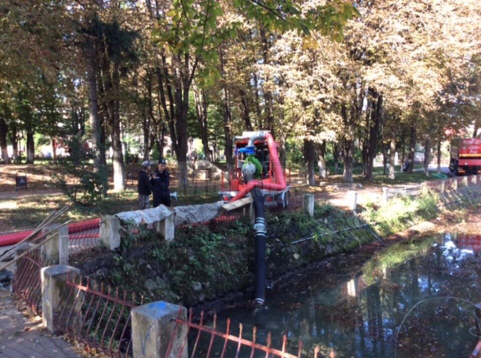 Lacul din parcul Alexandru Sahia va fi curățat și reabilitat